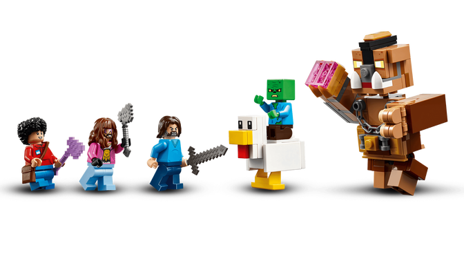 LEGO Minecraft: El Cuadril&aacute;tero de la Mansi&oacute;n del Bosque, 491 Piezas (21272) image number 3