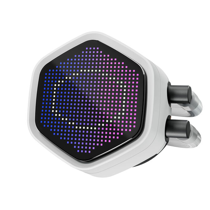 Refrigeraci&oacute;n L&iacute;quida CPU Cooler Master MasterLiquid ATMOS II Pixel Led ARGB 360mm Blanco image number 2