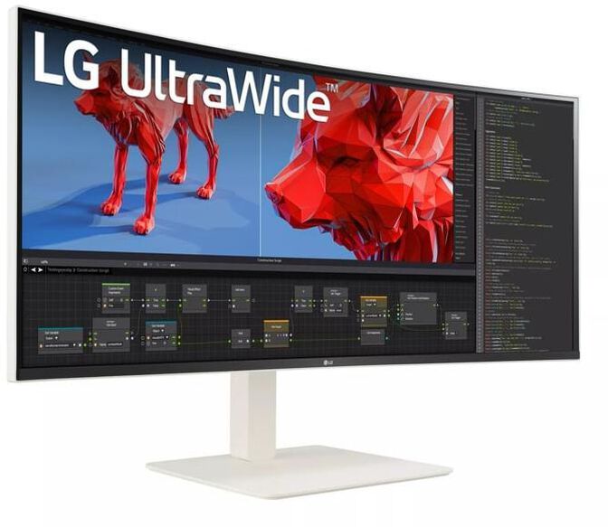 Monitor Curvo LG UltraWide 38" 38WR85QC Nano IPS WQHD 144Hz DisplayHDR 600 USB-C (PD90W) , KVM image number 2