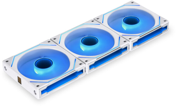 Ventilador Lian Li UNI FAN SL120 Infinity RGB PWM Blanco 120mm (Pack 3) image number 1