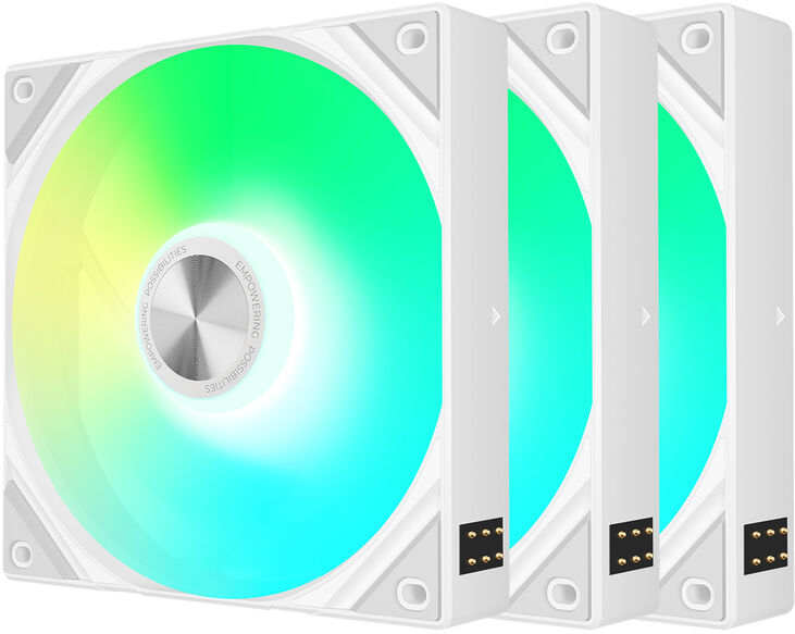 Ventilador TRYX Rota SL ARGB Blanco 120mm (Pack 3) image number 0