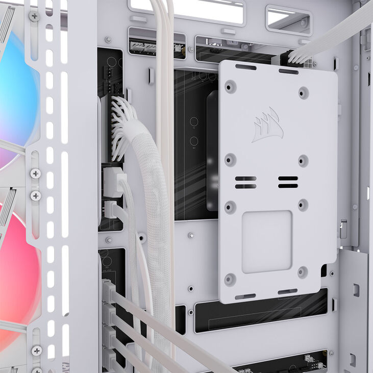 Torre E-ATX Corsair 3500X RSR ARGB Blanca Cristal Templado image number 13