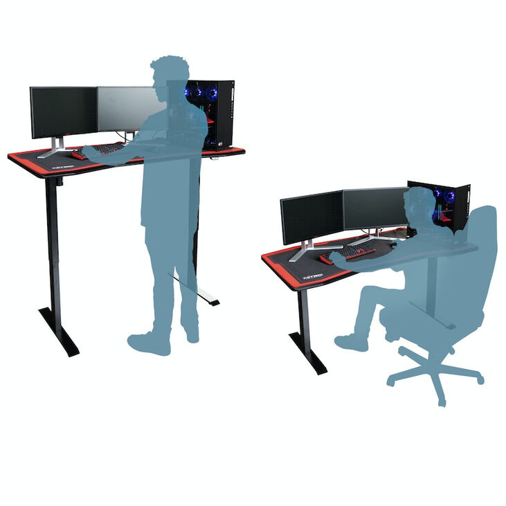 Mesa Gaming Nitro Concepts D16E Carbon Black - Elétrica image number 4