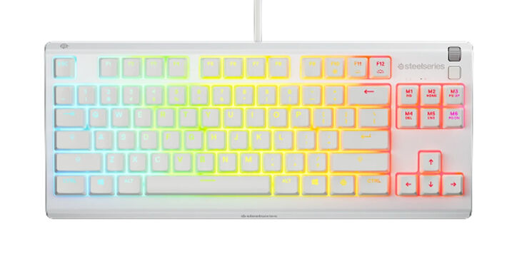 Teclado SteelSeries Apex 3 TKL (US) Blanco image number 0