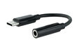Cable Conversor de Audio NanoCable USB-C/M - Jack 3.5/F 11 CM Negro image number null