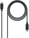 Cable USB 2.0 3A Nanocable USB-C M/M 1 M Negro image number null