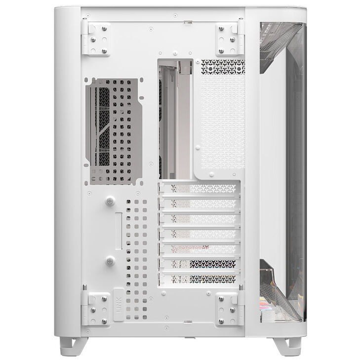 Torre E-ATX Corsair AIR 5400 LX-R Link Blanca Cristal Templado image number 6