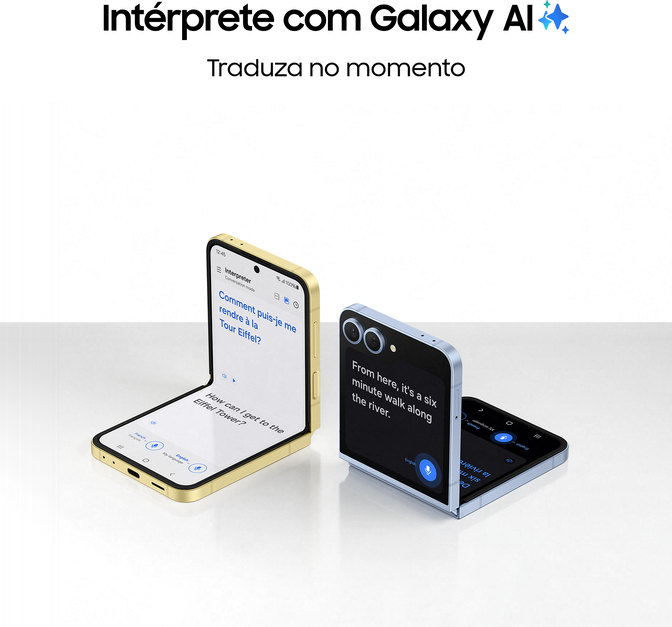 Smartphone Samsung Galaxy Z Flip 6 5G 6.7" (12 /512GB) 120Hz Silver Shadow image number 3