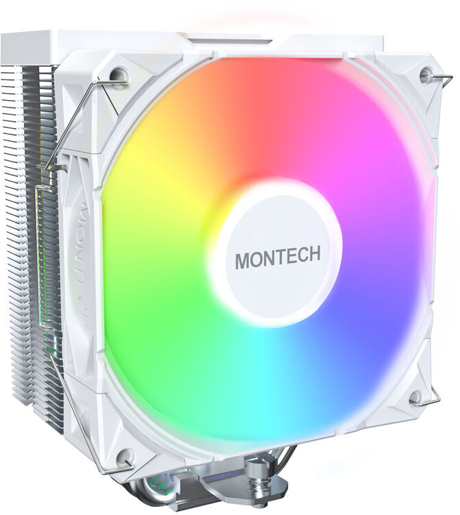 Cooler CPU Montech NX400 120mm Blanco ARGB image number 1