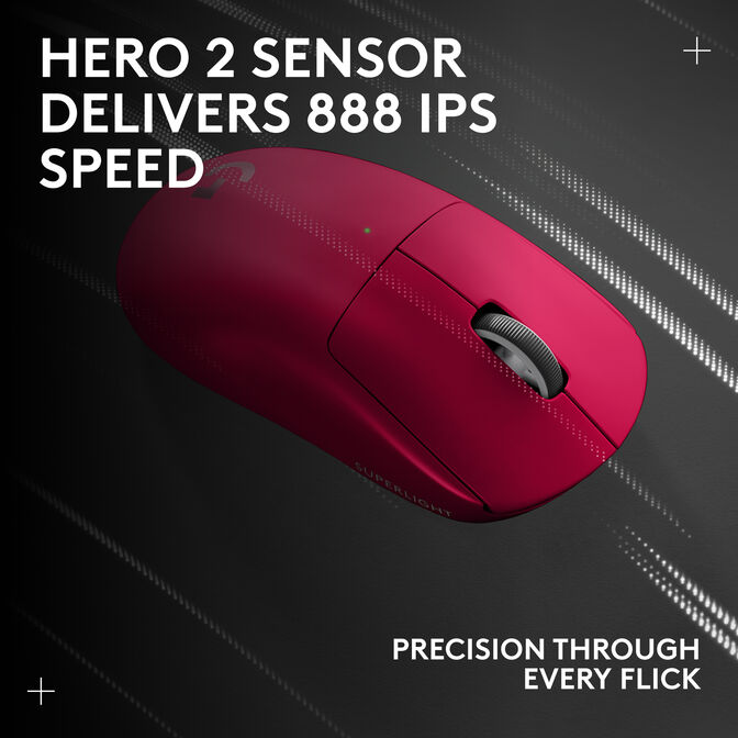 Rat&oacute;n Logitech G PRO X Superlight 2 44000DPI Lightspeed Wireless Rosa image number 3