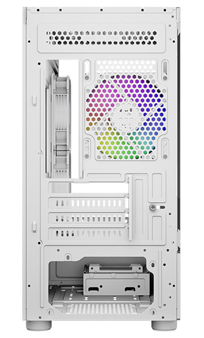 Caja Micro-ATX Aerocool Viewport Mini Vidrio Templado Blanco image number 2