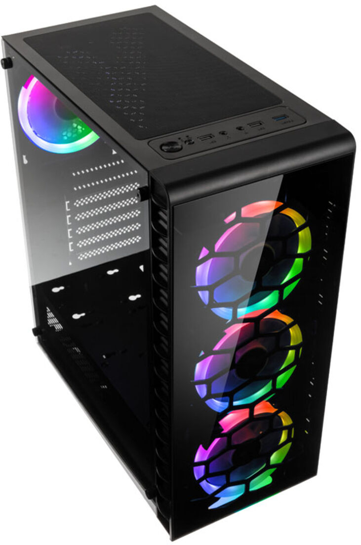 Caja ATX Kolink Observatory Lite RGB Vidrio Templado image number 1