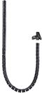 Organizador de cables flexible Nanocable 25 mm 2 M Negro