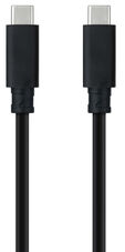 Cable USB-C 3.1 Gen2 Nanocable 10Gbps 5A 4K/60Hz 0.5 M Negro image number null