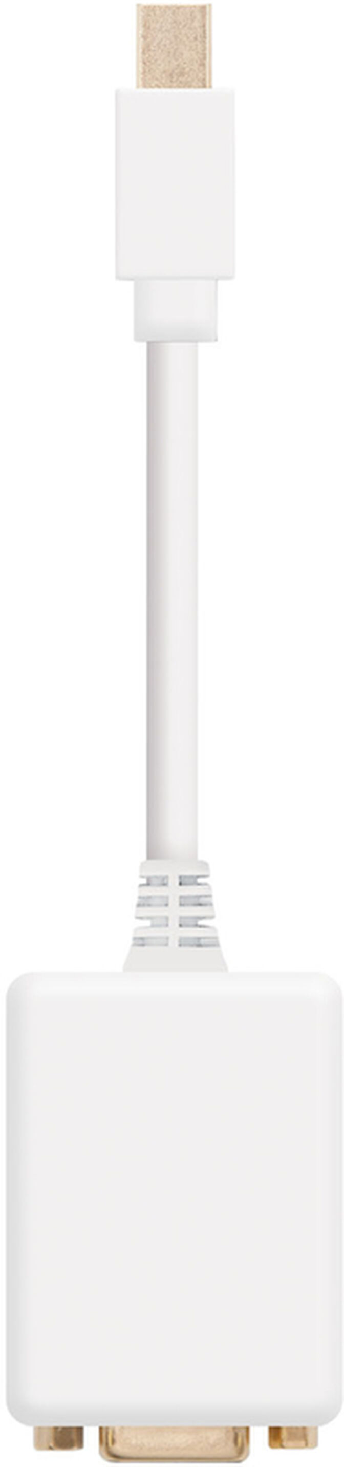 Adaptador NanoCable Mini DisplayPort M para VGA F 15 CM Blanco image number 0