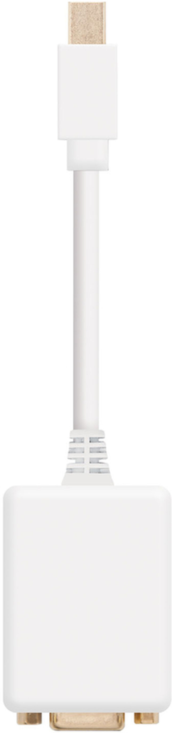 Adaptador NanoCable Mini DisplayPort M para VGA F 15 CM Blanco image number 0