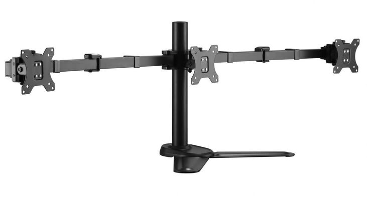 Soporte de Mesa Tabletop Articulado Equip 17" a 27" 3 Monitores Máx. 7kg (p/Ecrã) image number 0