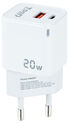 Cargador Tooq USB-C/PD 20W + USB-A/QC 20W image number null