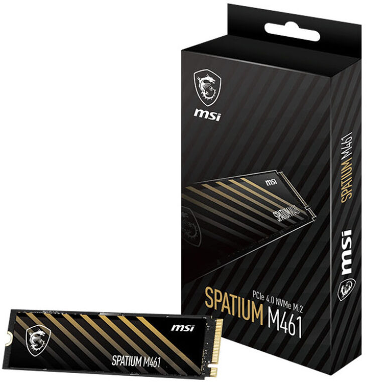 SSD MSI SPATIUM M461 1TB Gen4 M.2 NVMe (5000/3200MB/s) image number 0