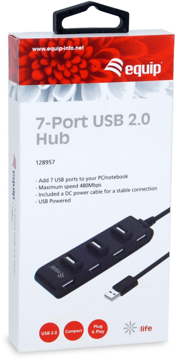 Hub Equip 7 Puertas USB 2.0 image number 3