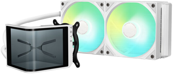 Water Cooler CPU TRYX Panorama SE 240 ARGB Blanco image number 1