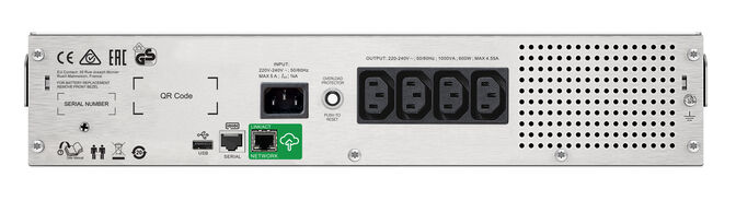 UPS APC Smart-UPS C 1000VA LCD RM 2U 230V con SmartConnect image number 1