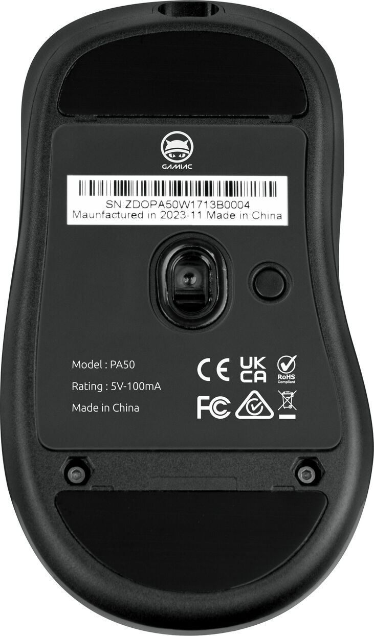 Ratón Gaming GAMIAC PA50 Negro image number 5