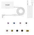 Cargador de Port&aacute;til Slim Tooq 100W 1x USB 9 Conectores Blanco image number null