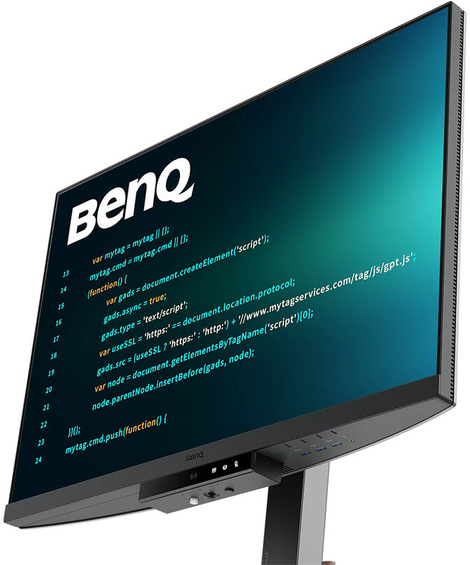 Monitor BenQ Programming 28.2" RD280U IPS 4K+ Daisy Chain USB-C (PD90W) Coding Modes Backlight MoonHalo image number 1