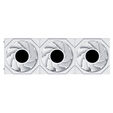 Ventilador Lian Li UNI FAN TL120 LCD FLEX Wireless Reverse Blade Blanco 120mm (Pack 3) image number null