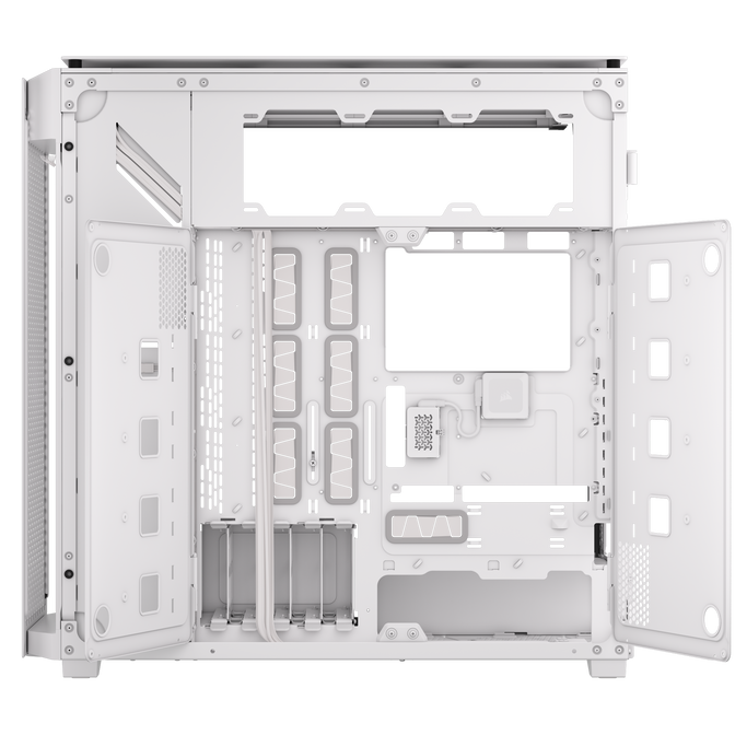 Torre E-ATX Corsair 9000D RGB Airflow Blanca Cristal Templado image number 10