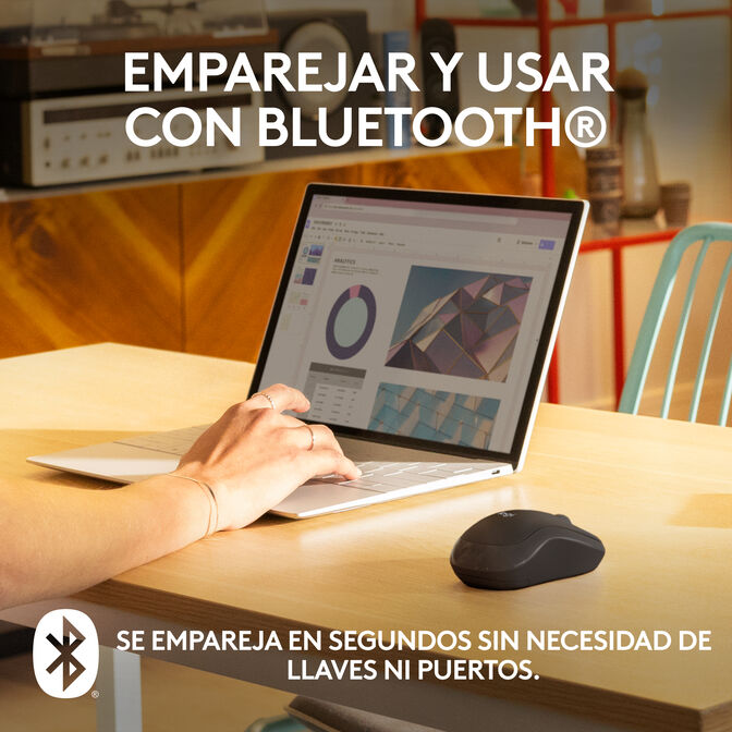 Rat&oacute;n Logitech M240 Silent Bluetooth Grafite image number 1