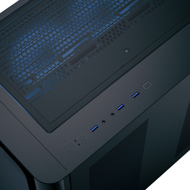 Caja ATX Aerocool P500C ARGB Vidrio Templado Negro image number 3