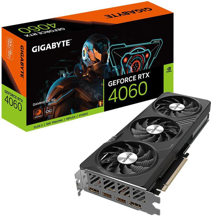 GIGABYTE GeForce RTX 4060 GAMING OC 8G NVIDIA 8 GB GDDR6 image number 0