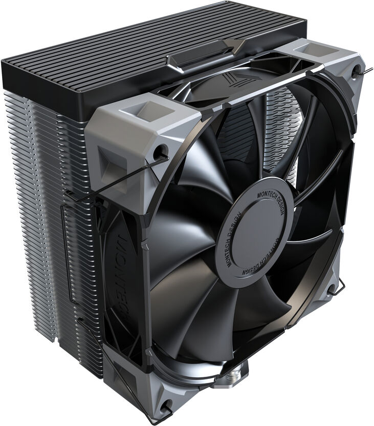 Cooler CPU Montech NX400 120mm Negro image number 1