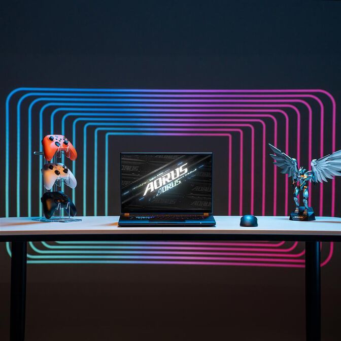 GIGABYTE AORUS 16X ASG-53PTC64SH Intel&reg; Core&trade; i7 i7-14650HX Port&aacute;til 40,6 cm (16") WQXGA 32 GB DDR5-SDRAM 1 TB SSD NVIDIA GeForce RTX 4070 Wi-Fi 7 (802.11be) Windows 11 Home Gris image number 10