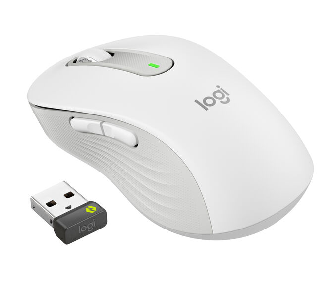 Rat&oacute;n Logitech Signature M650 L for Business 4000DPI Wireless/Bluetooth Blanco image number 1