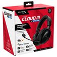 Auriculares HyperX Cloud III DTS Wireless/Bluetooth Negro image number null