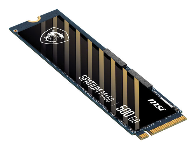 SSD MSI SPATIUM M450 500GB Gen4 M.2 NVMe V1 (3000/2000MB/s) image number 1