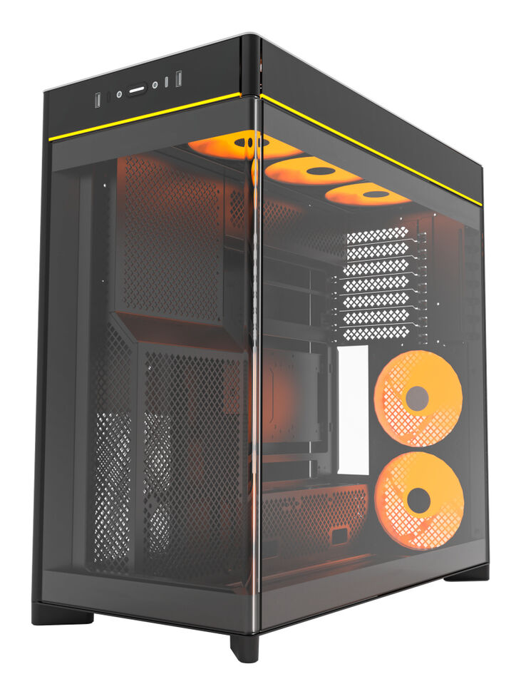 Caja ATX Montech HS02 Pro Negro image number 3