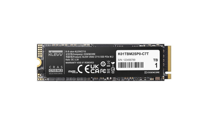 SSD KLEVV CRAS C715 Gen3 1TB M.2 NVMe 2280 (3200/2000MB/s) image number 0