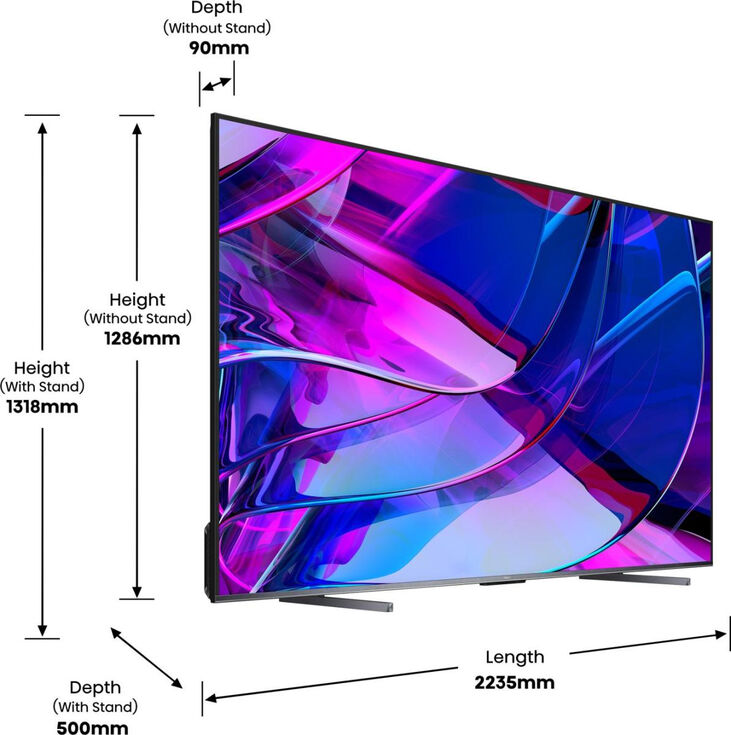 Televisor Hisense 100U7KQ 100" QD Mini LED UltraHD 4K VIDAA image number 6
