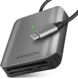 Lector de tarjetas AXAGON CRE-S3C External card reader USB-C 3.2 Gen 1, 3-slot & lun SD/microSD/CF, UHS-II image number null