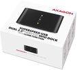 Mini Dual Dock AXAGON ADSA-D25 USB 3.2 Gen 1 - 2x SATA 6G 2.5" SSD/HDD image number null