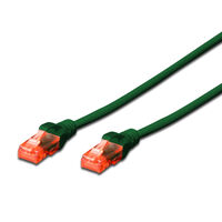 Cabo de Rede Ewent IM1003 Patch Cable CAT 6 UTP 0.5m Verde