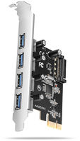 Adaptador PCIe AXAGON PCEU-43RSA - 4x USB 5Gbps port, SATA power image number null