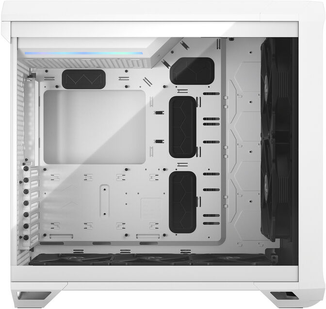 Torre E-ATX Fractal Design Torrent White Tempered Glass image number 3