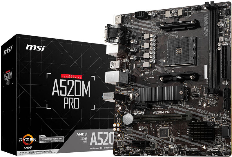Placa Base MSI A520M PRO