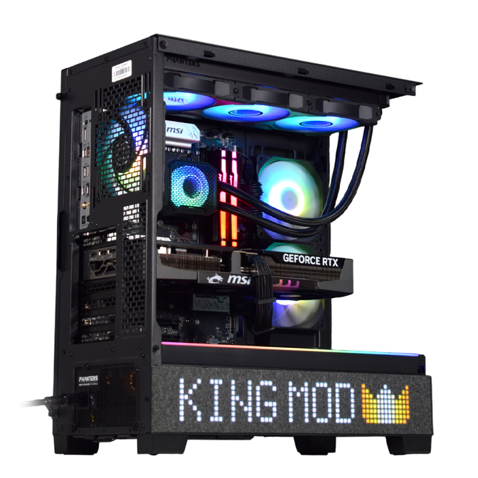 Ordenador King Mod Gamer-PC Phanteks Ryzen 7 9800X3D 64GB DDR5 2TB RTX 5080 WiFi W11 image number 2