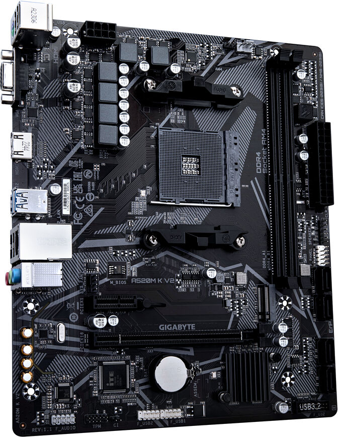 Placa Base Gigabyte A520M-K V2 image number 2